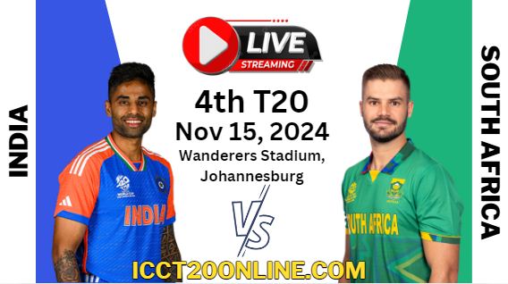 [4th-T20] South Africa Vs India Cricket Live Stream 2024